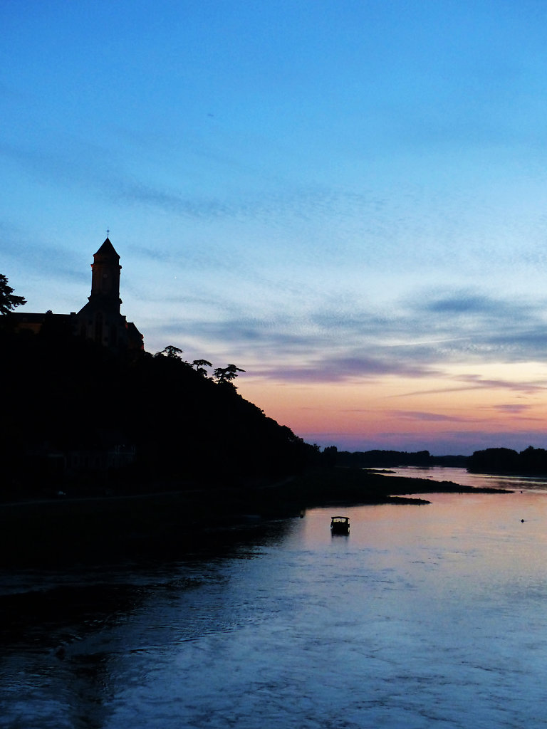 Crépuscule sur la Loire